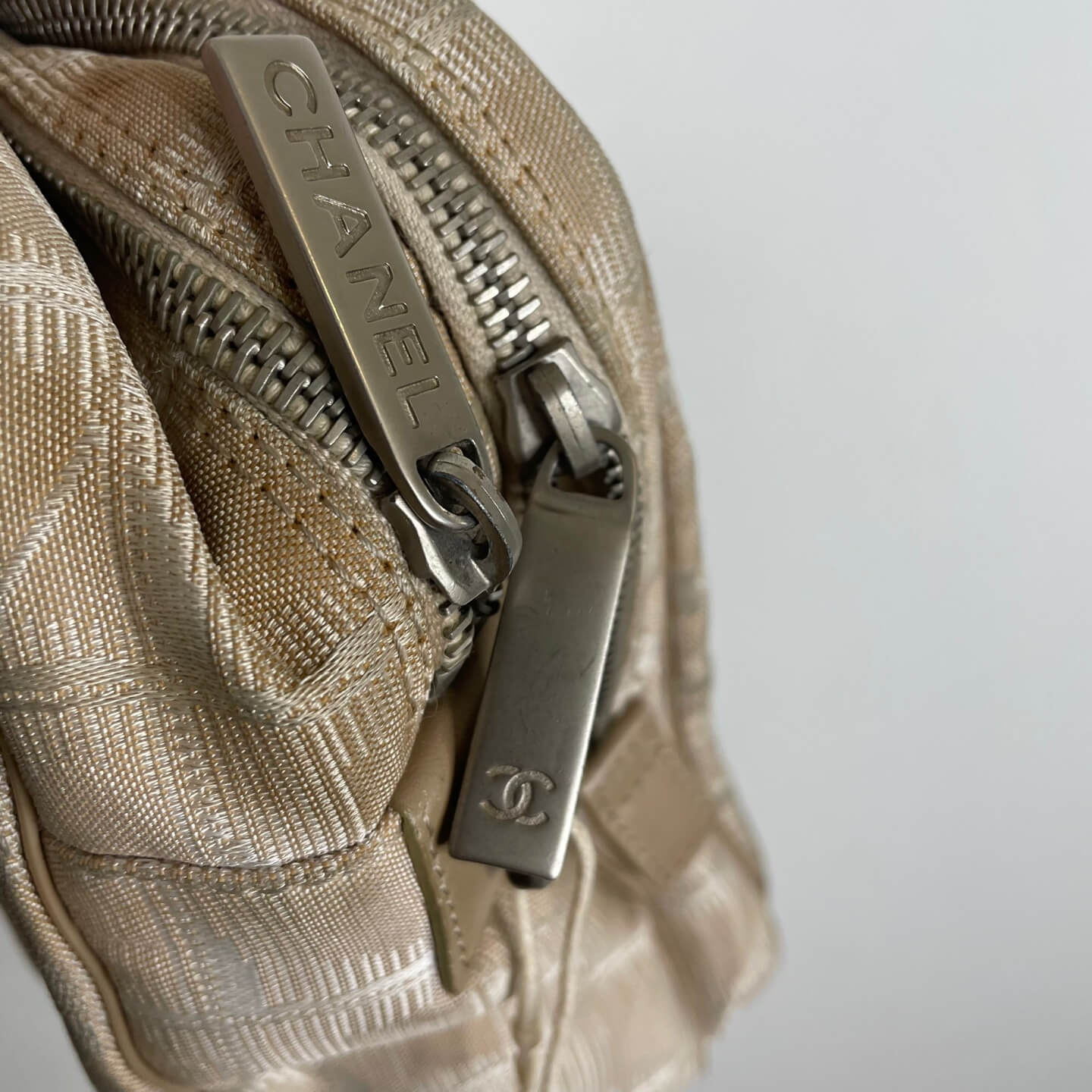 Chanel Travel Line Nylon Hand Bag