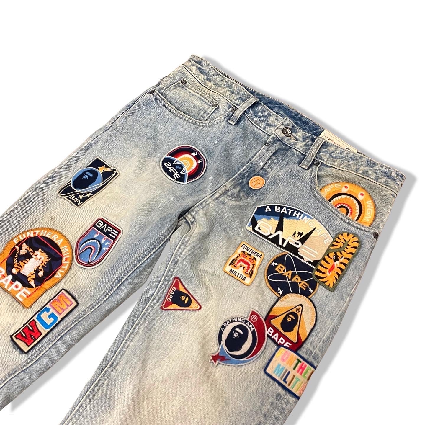 Bape patch pants