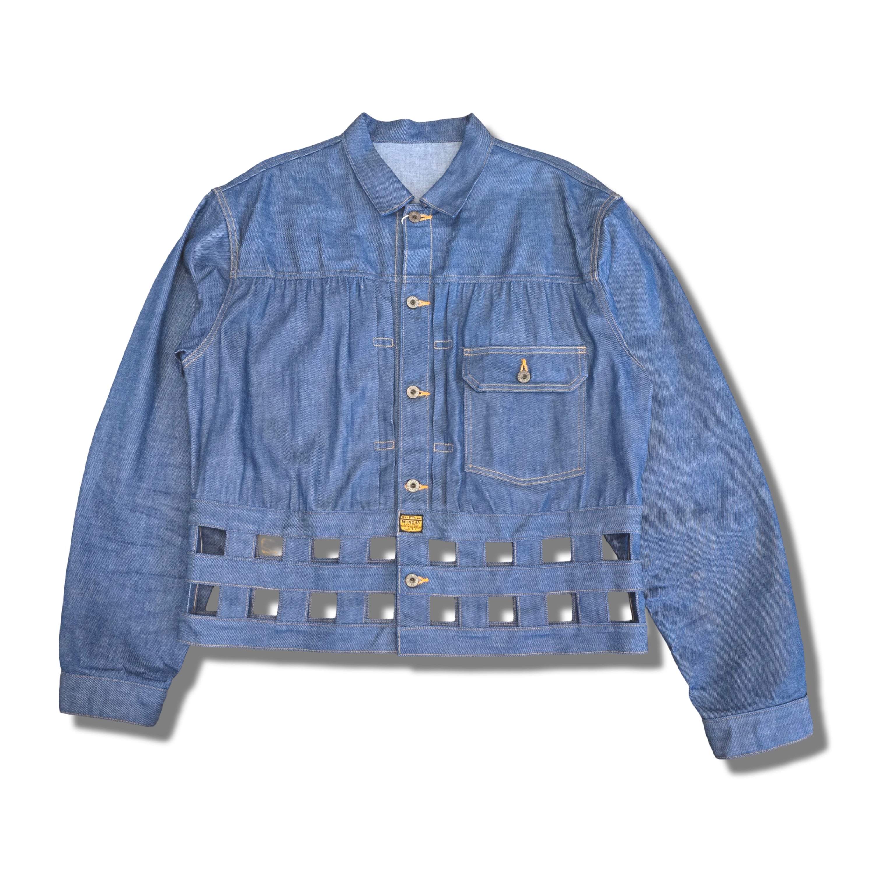 Kapital Kountry 11.5oz Denim Windowpane 1st Jacket