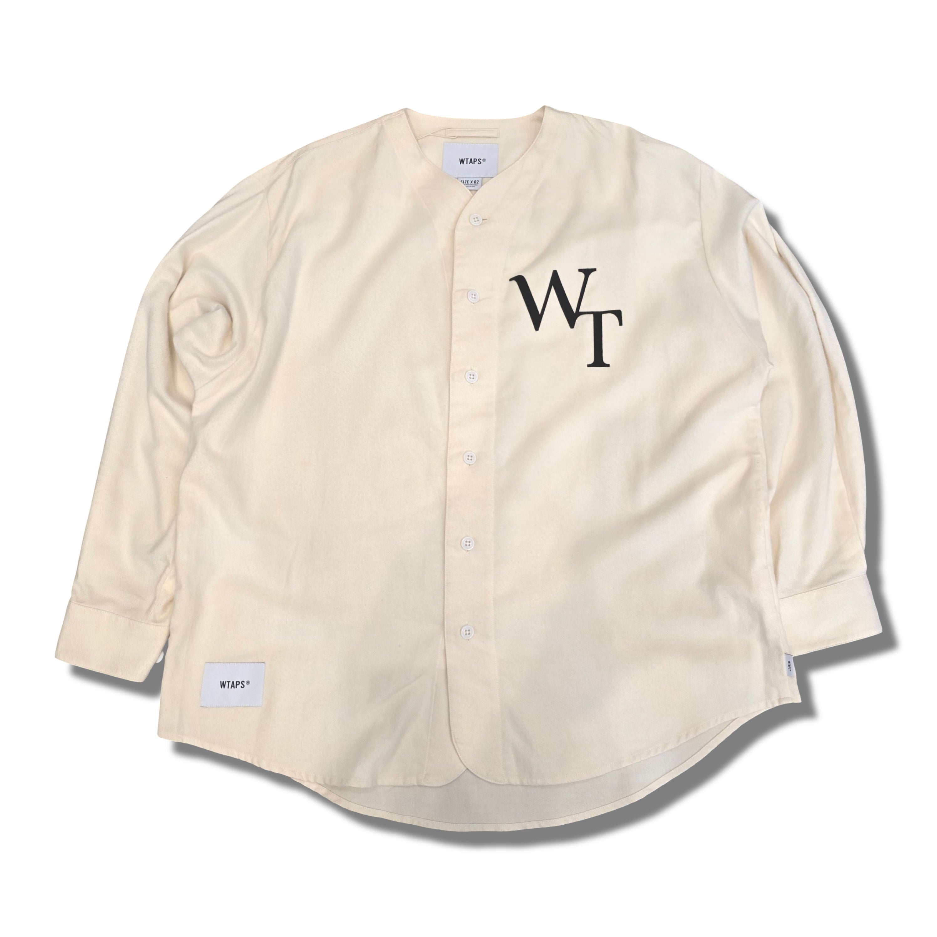 WTAPS League 02 Shirt Cotton Twill Off White