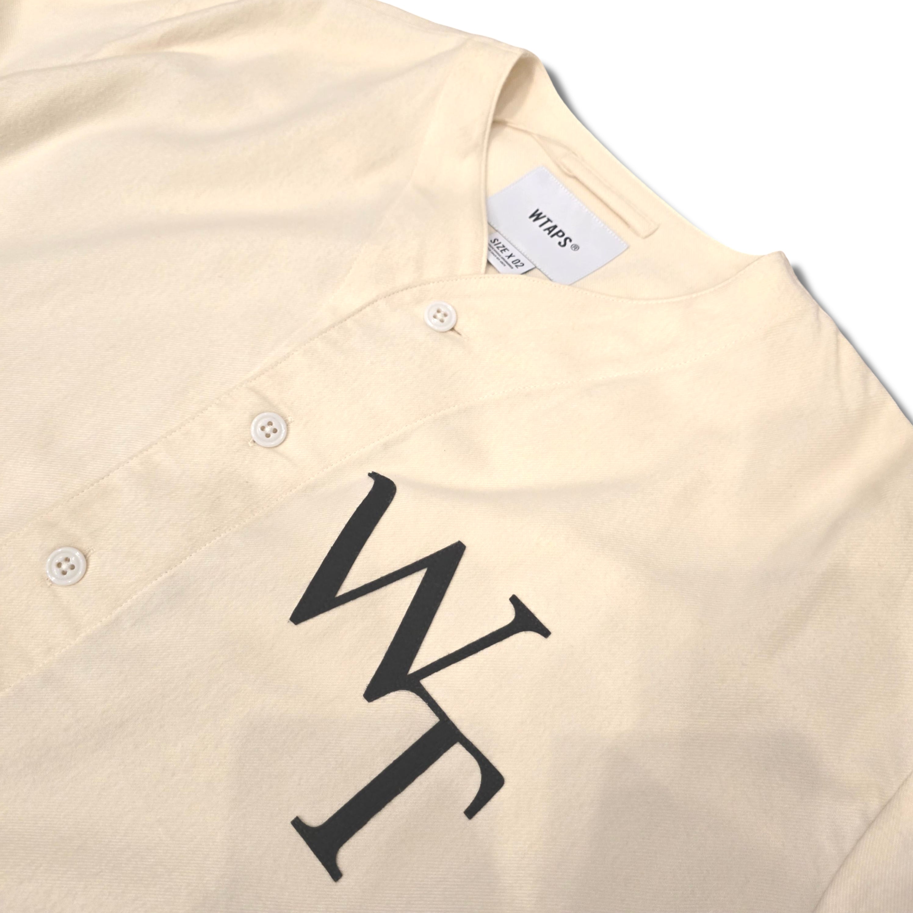 WTAPS League 02 Shirt Cotton Twill Off White