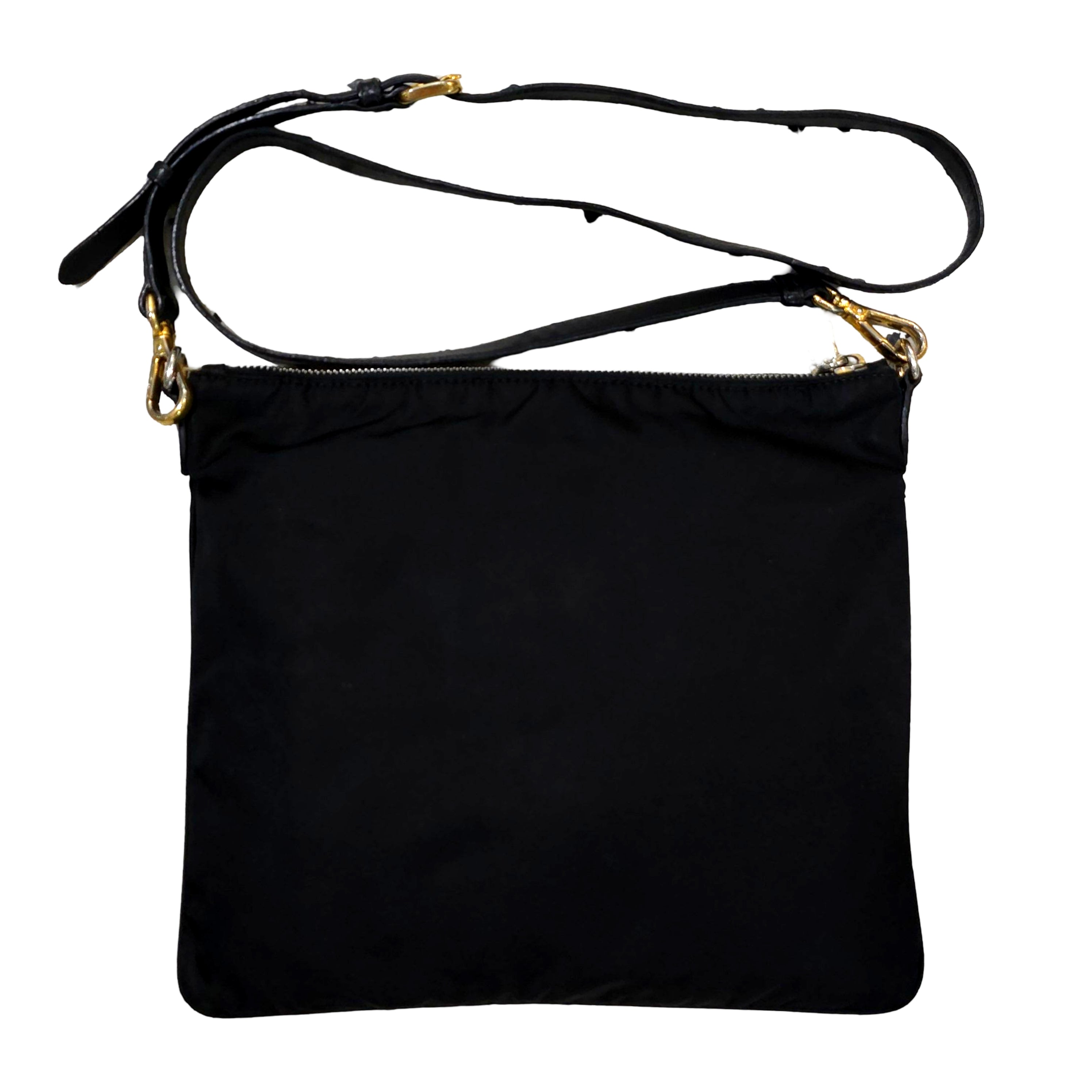 Prada Tessuto Nylon Crossbody Bag Black