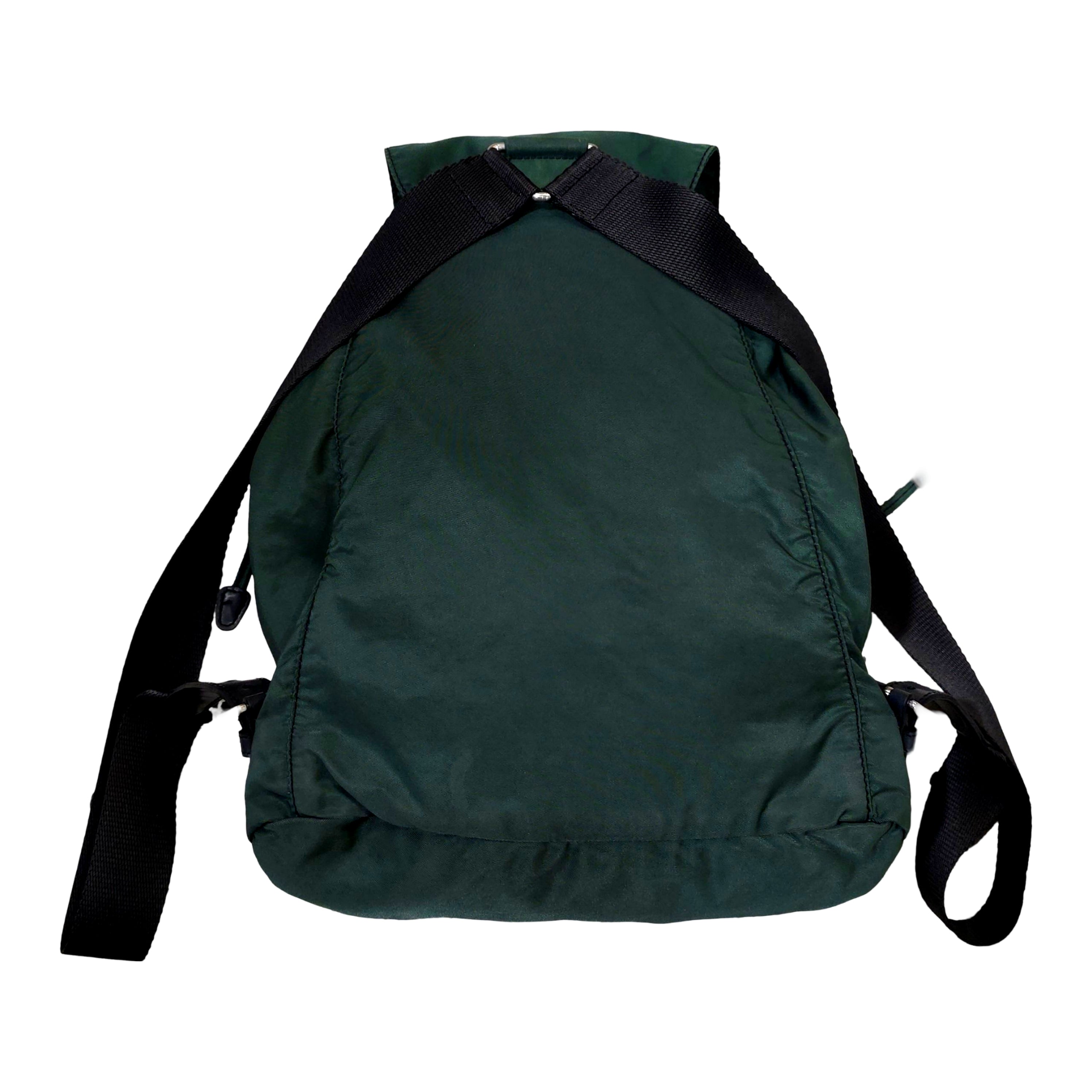 Prada Tessuto Nylon Vela Small Backpack Green