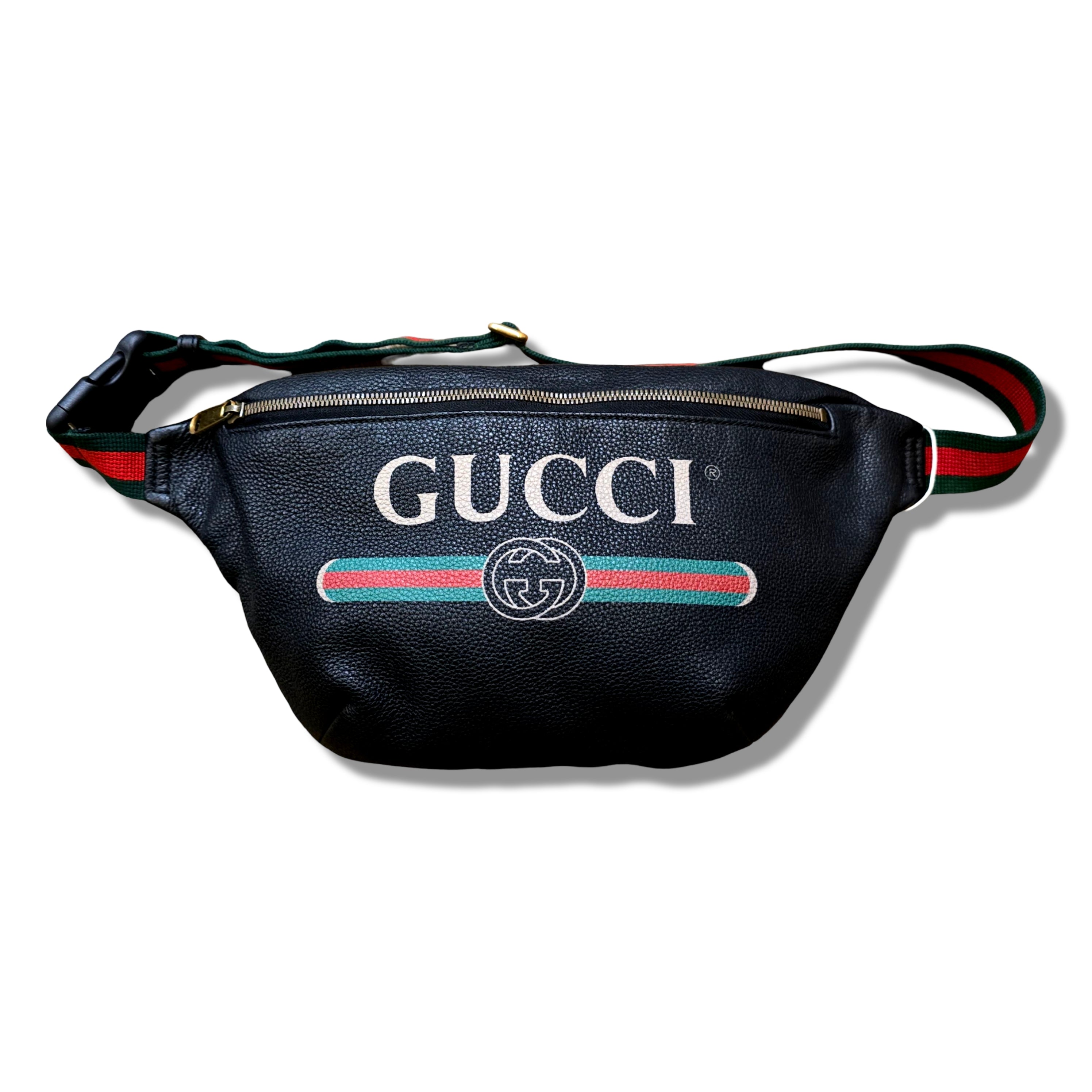 Gucci Grained Calfskin Belt Bag
