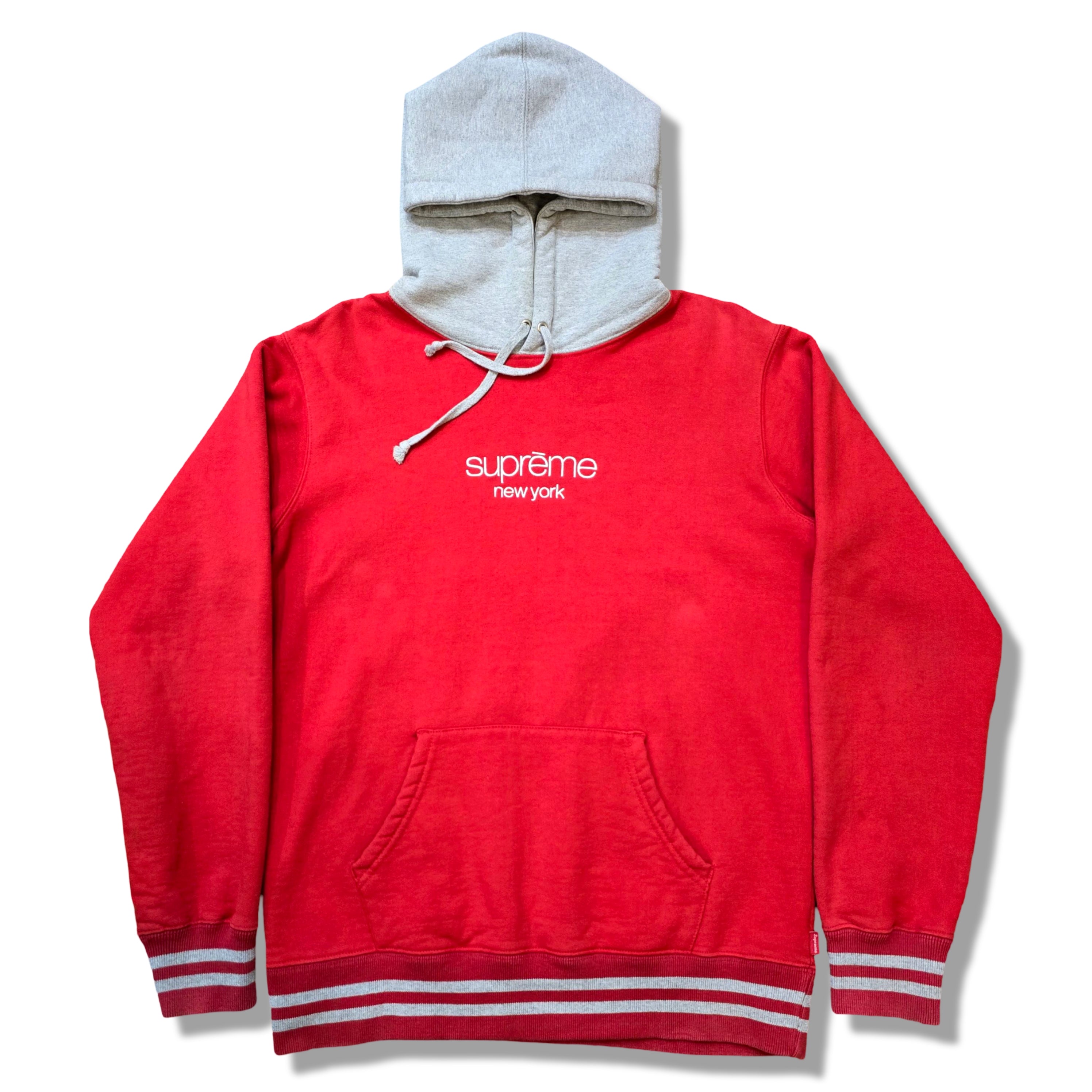 Supreme Classic Logo two Tone Hoodie