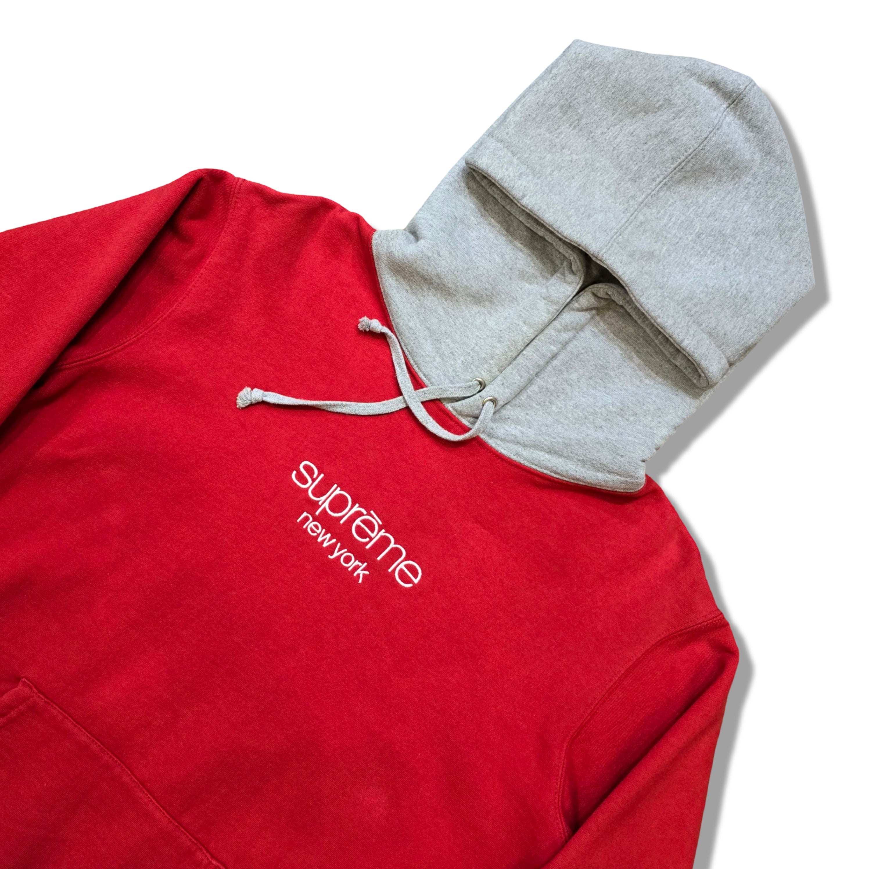 Supreme Classic Logo two Tone Hoodie