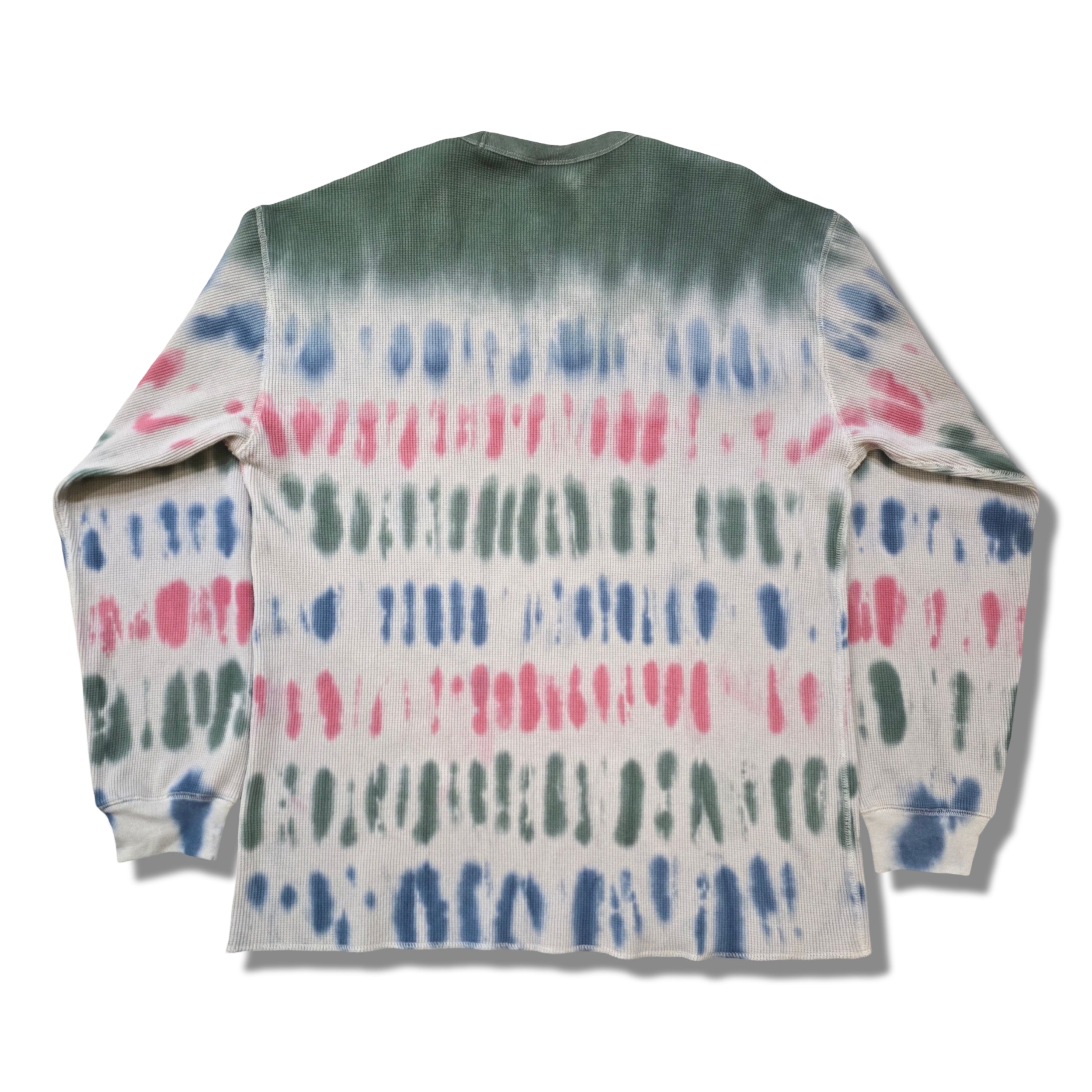 Thisisneverthat Long Sleeve Waffle Tie Dye