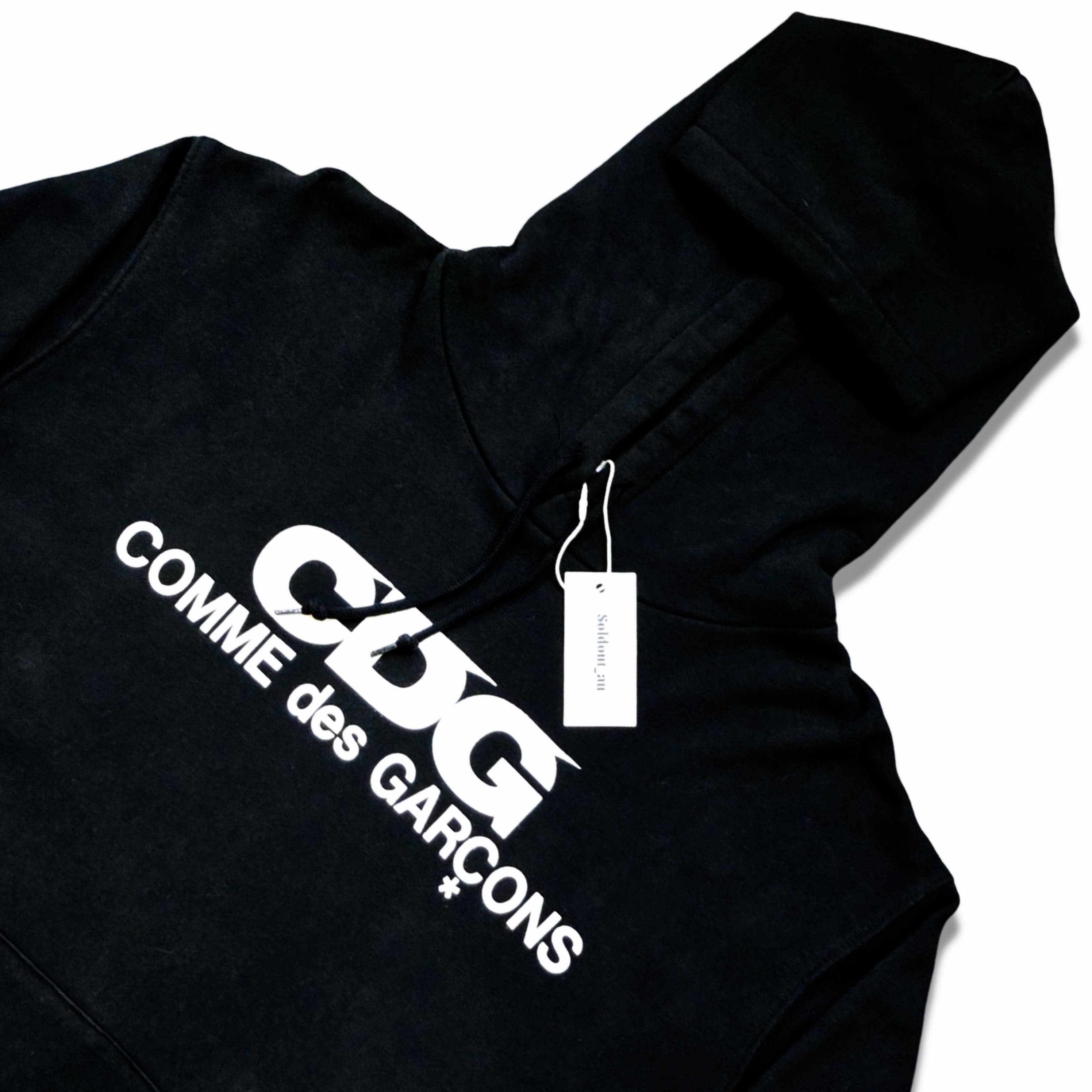 COMMe des GARSONS Center Logo Hoodie