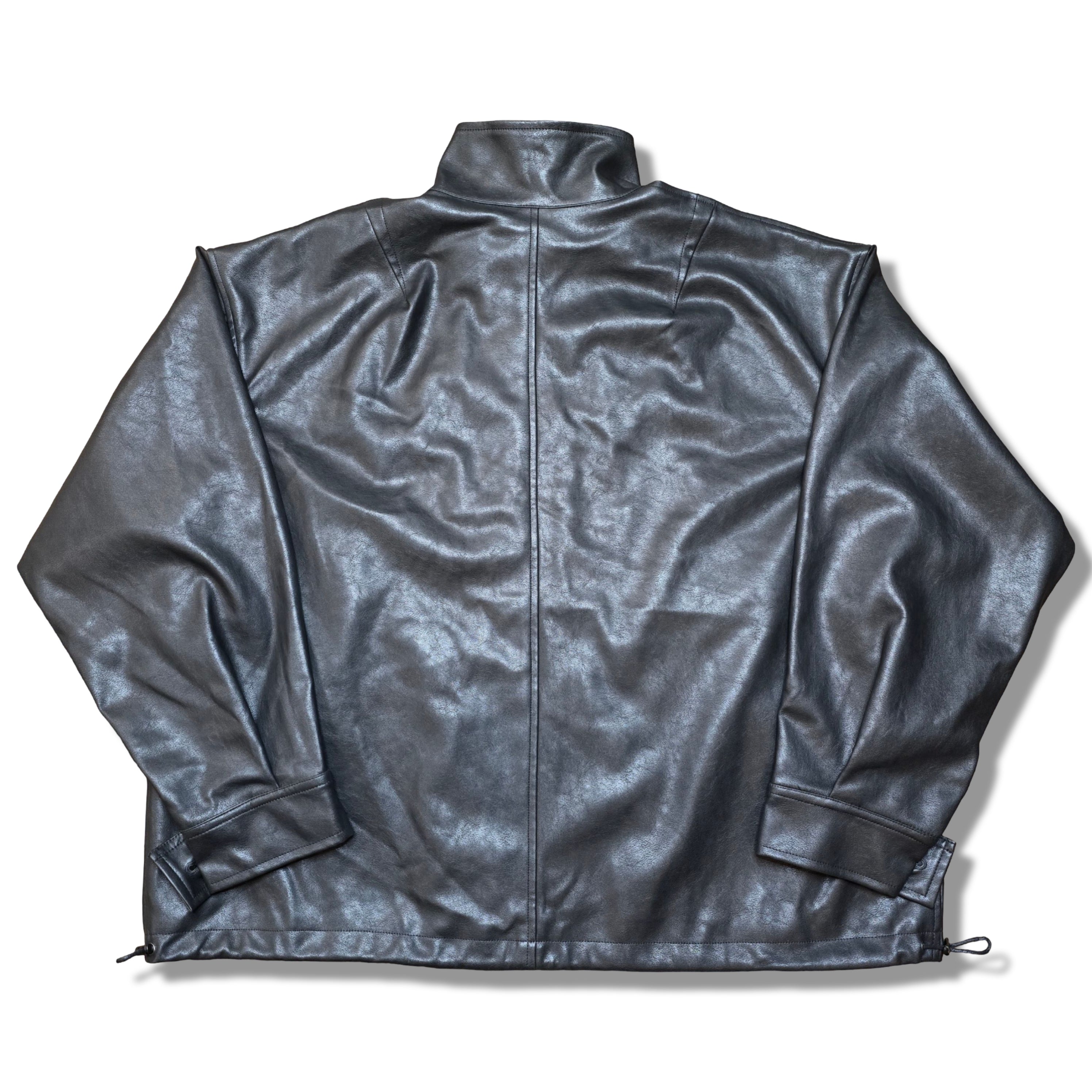 Partimento Leather Jacket