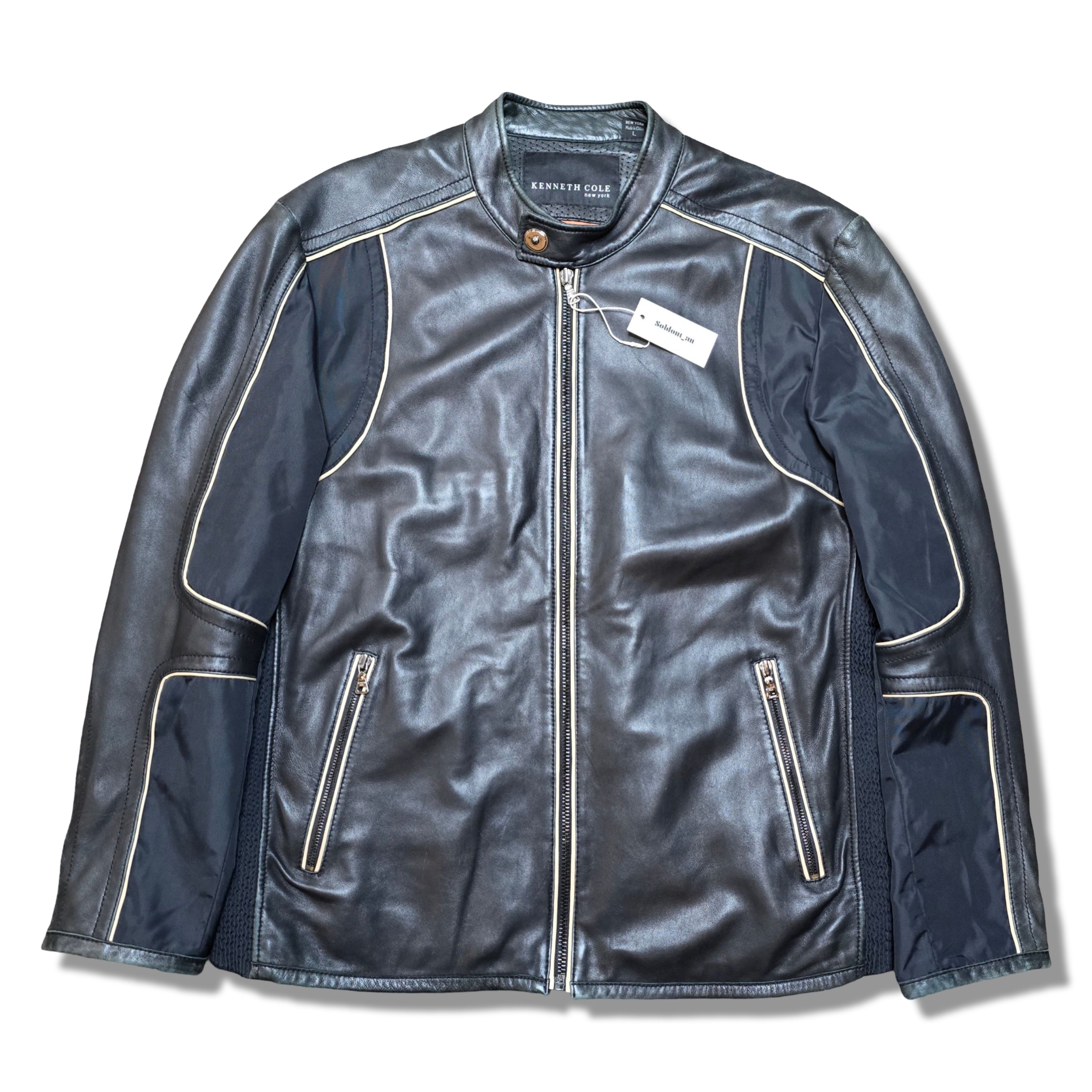 Kenneth Cole New York Leather Jacket