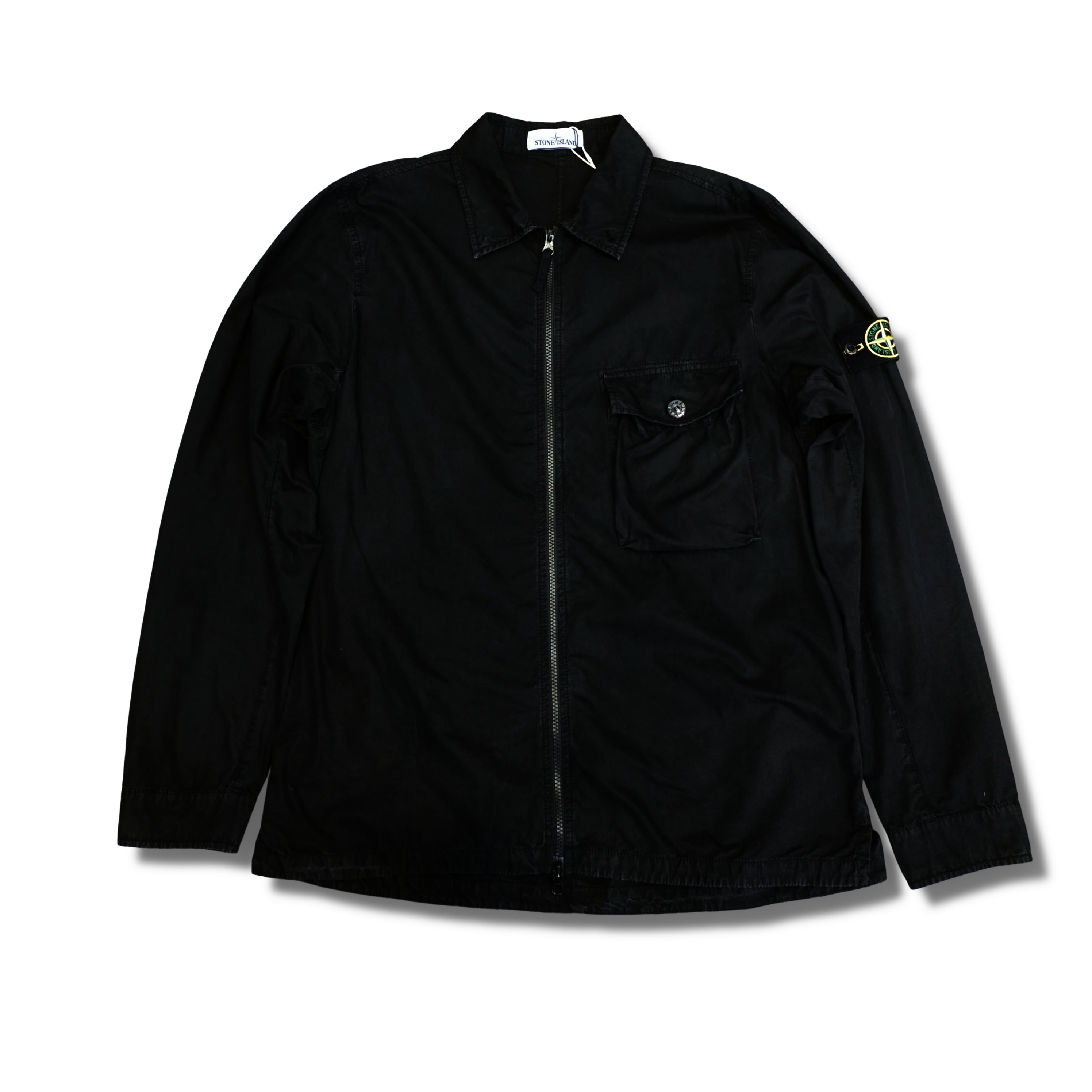 Stone Island Overshirt Jacket Black