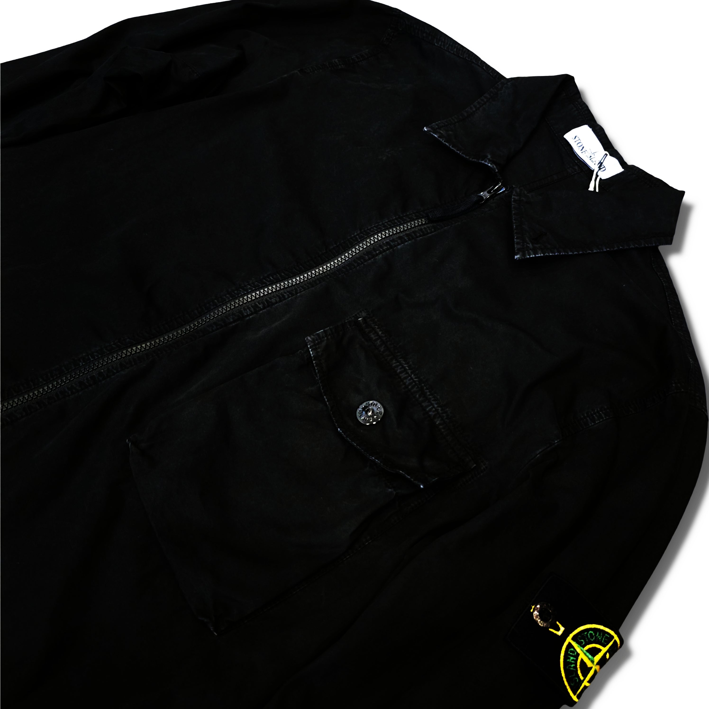 Stone Island Overshirt Jacket Black