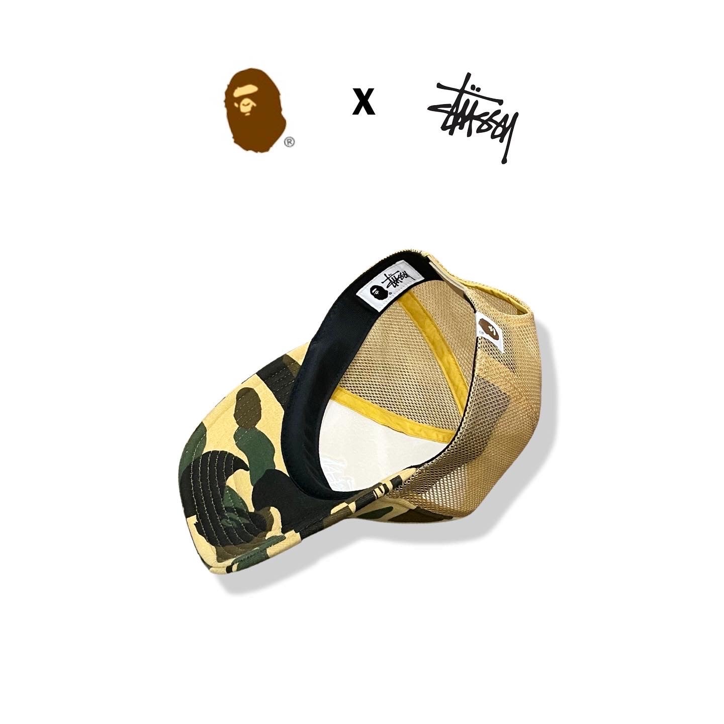 Bape x stussy  cap