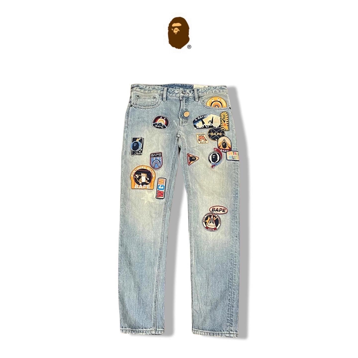 Bape patch pants