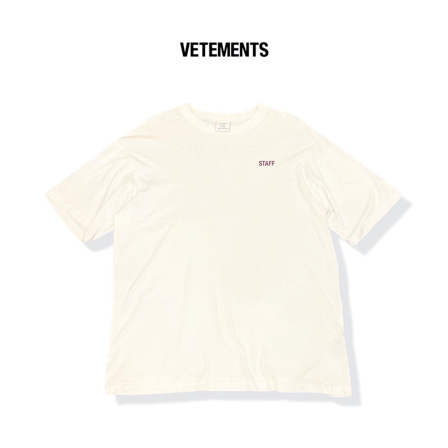 Vetements t shirts