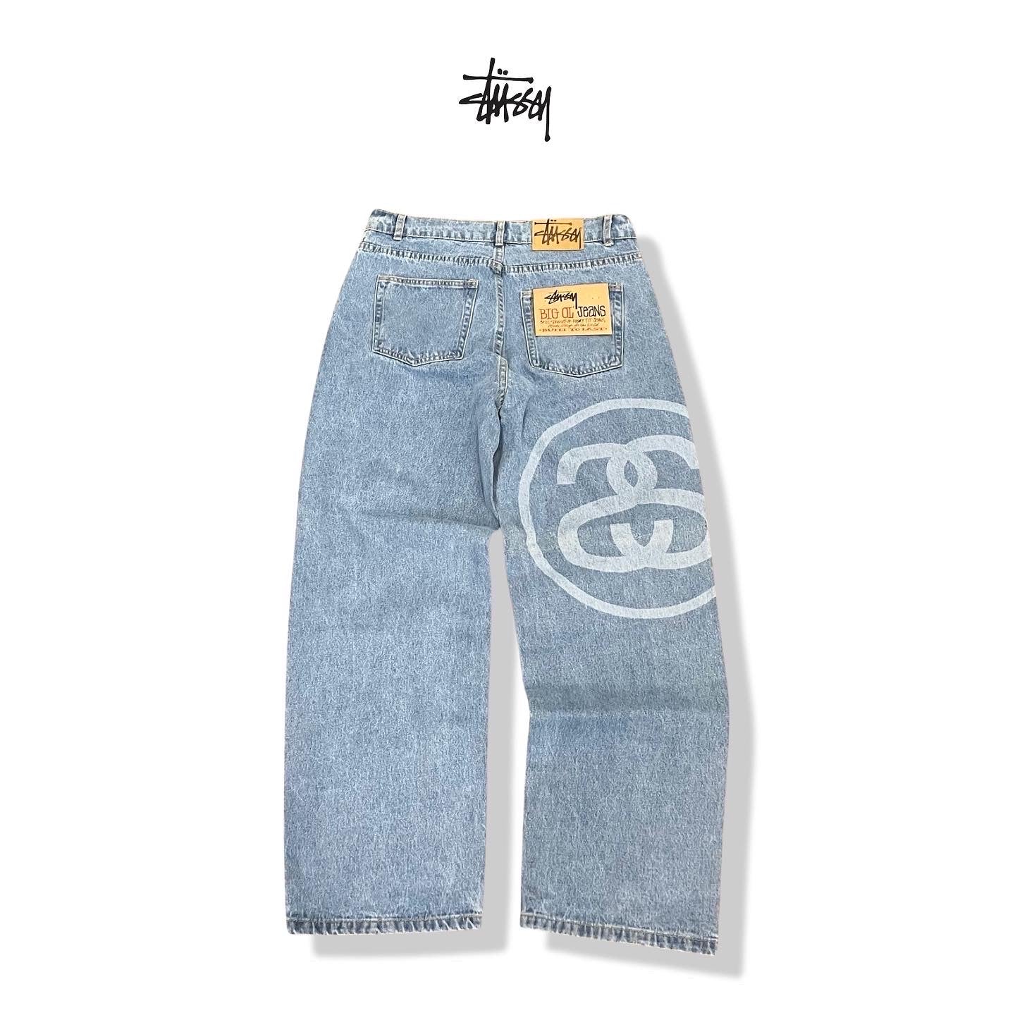 Stussy big logo jeans