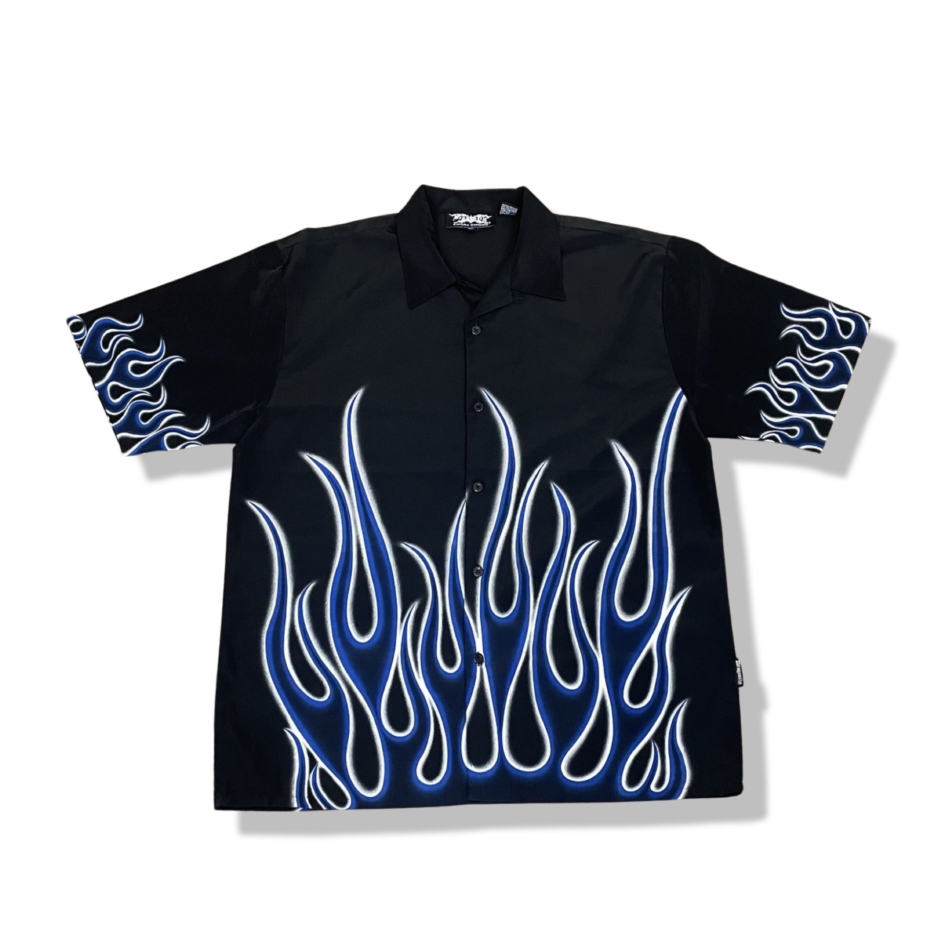 Fire print shirts