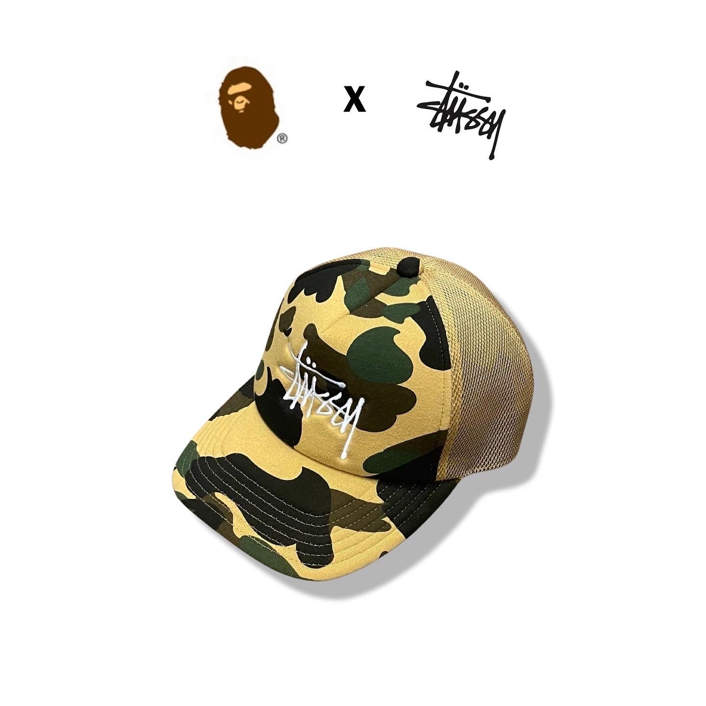 Bape x stussy  cap