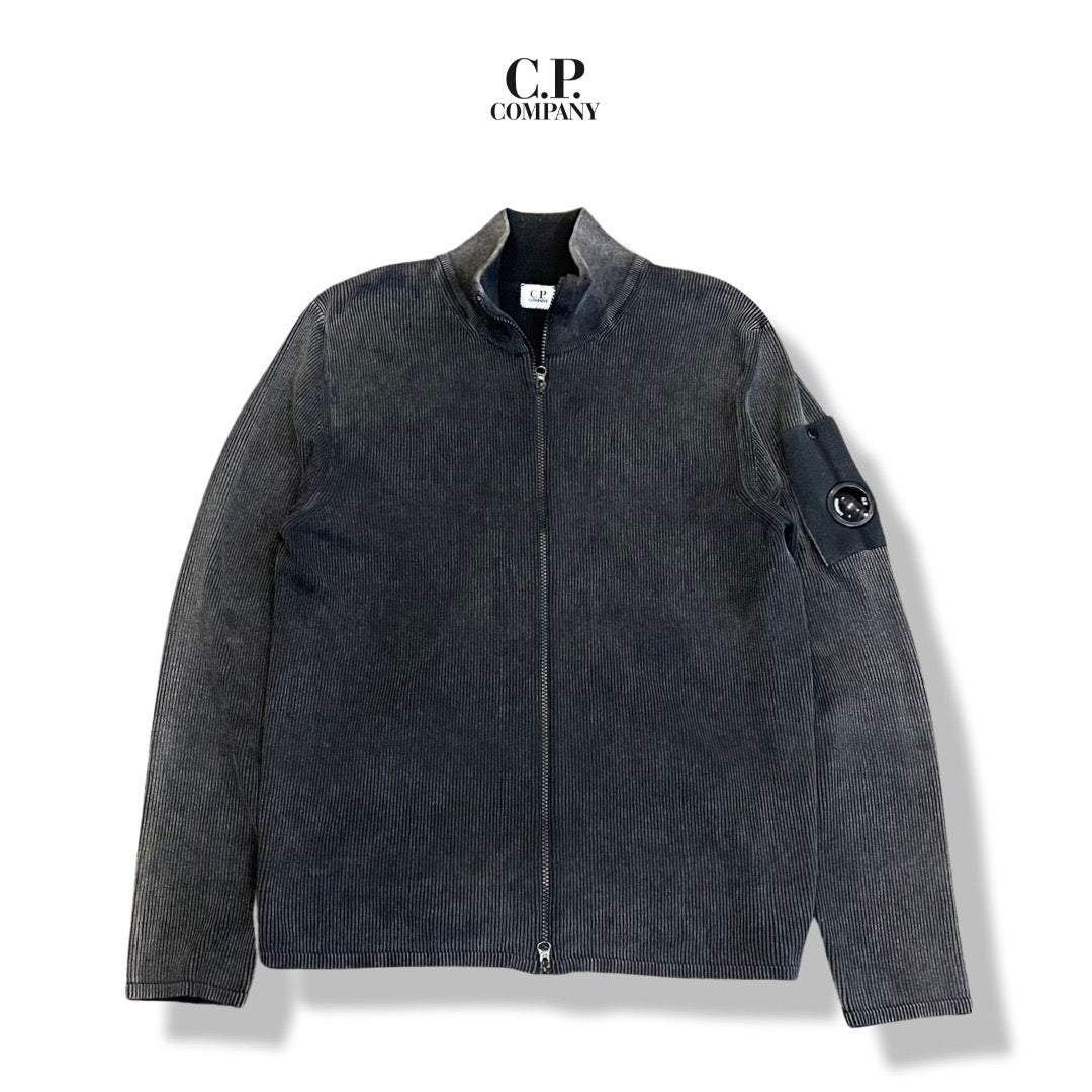 Cp company knitted zip up jacket