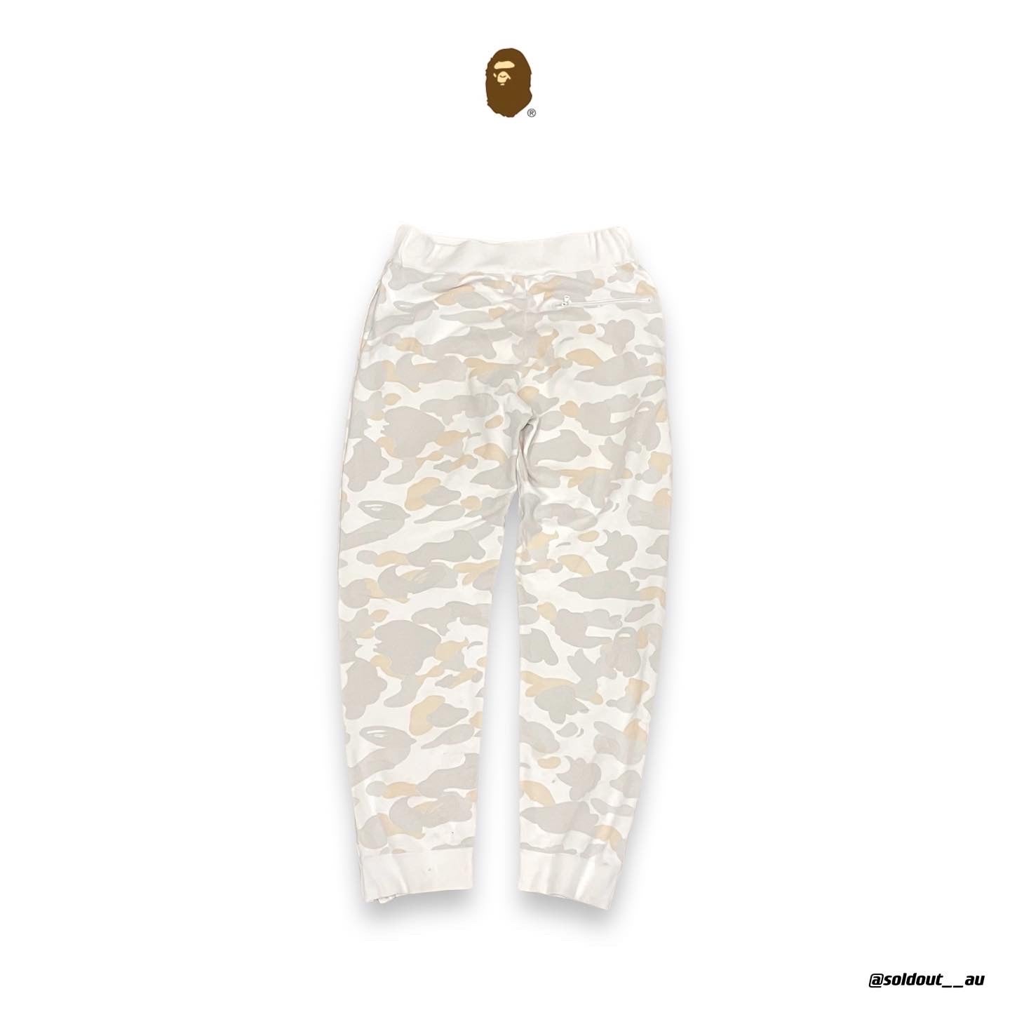 Bape side zip pants